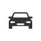 Car vector icon in flat style. Automobile vehicle illustration o