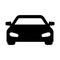 Car Vector Icon. Sedan Car Silhouette