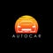 Car vector logo design, automotive transportation vehicle logo design