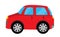 Car vector.Red car illustration