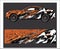 Car And Vehicle abstract racing graphic kit background for wrap and vinyl sticker