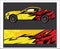 Car And Vehicle abstract racing graphic kit background for wrap and vinyl sticker