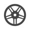 Car, vehicle or automobile tire icon
