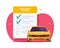 Car vehicle check list inspection icon vector or checklist auto service technical maintenance flat graphic illustration,