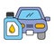 Car vehicle gallon oil automotive service