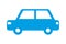 Car vehicle transport pictogram isolated image