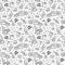 Car wash and detaling seamless pattern with icons
