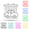 car wash multi color style icon. Simple thin line, outline vector of cars service and repair parts icons for ui and ux, website or