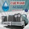 Car wash retro poster
