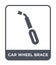 car wheel brace icon in trendy design style. car wheel brace icon isolated on white background. car wheel brace vector icon simple
