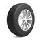 Car winter tire isolated