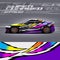 Car wrap decal designs. Abstract racing and sport background for racing livery or daily use car vinyl sticker.