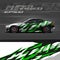 Car wrap decal designs. Abstract racing and sport grunge background for racing livery or daily use car vinyl sticker.