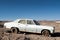 Car wreck on Atacama desert, Chile