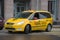 Car Yandex-Taxi closeup. Moscow, Russia