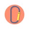 Carabiner icon.