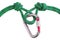 Carabiner whit climbing knot