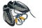 Carabiners and climbing shoes