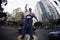 Caracas, Dtto Capital / Venezuela 05-27-2012 : Old man called Jose juggling with a ring in the public road in the area of â€‹â€‹Ca