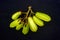 Carambola wuluh  on black background