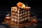 caramel caramel cake, impressive panoramas, exquisite craftsmanship