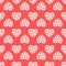 Caramel heart seamless pattern. Vector illustration design Candy shop background