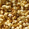 Caramel Popcorn and Peanuts Square Background