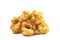 Caramel Puff Corn Popcorn on a White Background