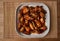 Caramelized chicken wings, asian recipe