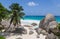 Carana Beach Panorama on Mahe Seychelles