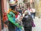 Caravaca de la Cruz, Spain, May 2, 2019: Marching band in the procession at Los Caballos Del Vino