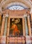 Caravaggio`s painting in Church of San Luigi dei Francesi in Rom