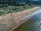 Caravan Campig beautiful landscape beach sand dunes near Melbystrand Laholm Sweden coast outdoor Lifestyle