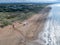 Caravan Campig beautiful landscape beach sand dunes near Melbystrand Laholm Sweden coast outdoor Lifestyle