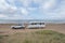 Caravan Campig beautiful landscape beach sand dunes near Melbystrand Laholm Sweden coast outdoor Lifestyle