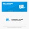 Caravan, Camping, Camp, Travel SOlid Icon Website Banner and Business Logo Template