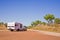 Caravan in Outback Australia