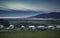 Caravan Park at Scenic Hill in North Wales