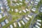 Caravan site park aerial view traveller holiday homes at Cloch site near Wemyss Bay