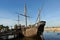 Caravels of Christopher Columbus, La Rabida, Huelva province, Spain