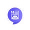 carbon dioxide emissions cost vector icon