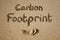 Carbon footprint.