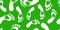 Carbon footprint background. Reducing carbon emissions seamless pattern. Green symbol of global warming. Protection of