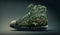 Carbon-Footprint Conscious Footwear with Plants Details