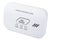 Carbon monoxide alarm for safe sleep on white.