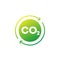 carbon offset and co2 gas reduction icon