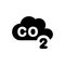 Carbon pollution icon