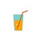 carbonated drink in a glass colored illustration. Element of colored food icon for mobile concept and web apps. Detailed