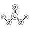 Carbonic acid molecule icon