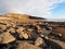 Carboniferous layers of limestone and shale cliffs at Dunraven Bay, Vale of Glamorgan, South Wales